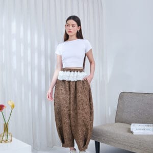 City Balloon Pants in Mahogany